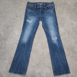 American Eagle Next Level Low-Rise Kick Bootcut Jean